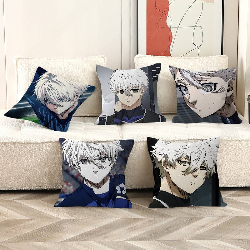 Home.Textiles Cushion - Almofada Anime Seishiro Nagi, Presente, Decoração
