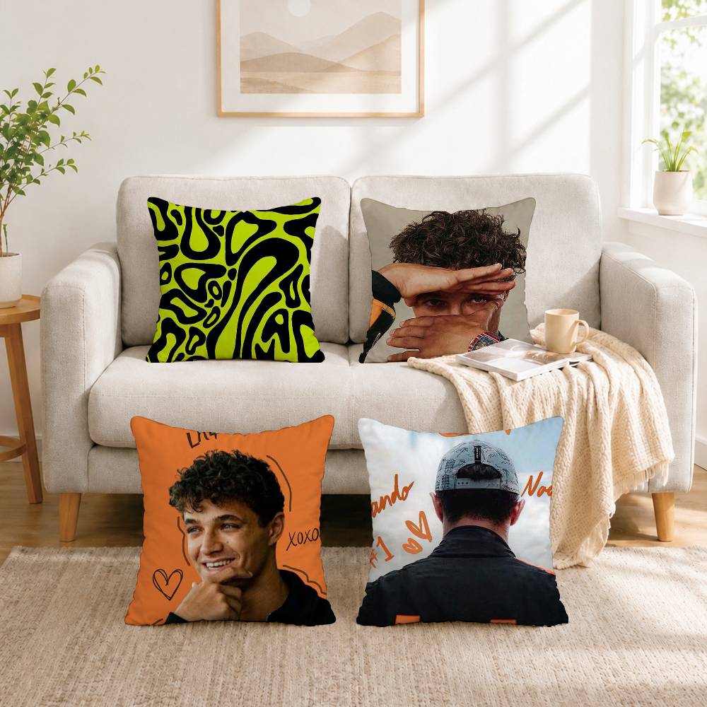 Home.Textiles Cushion - Capa de almofada quadrada com estampa