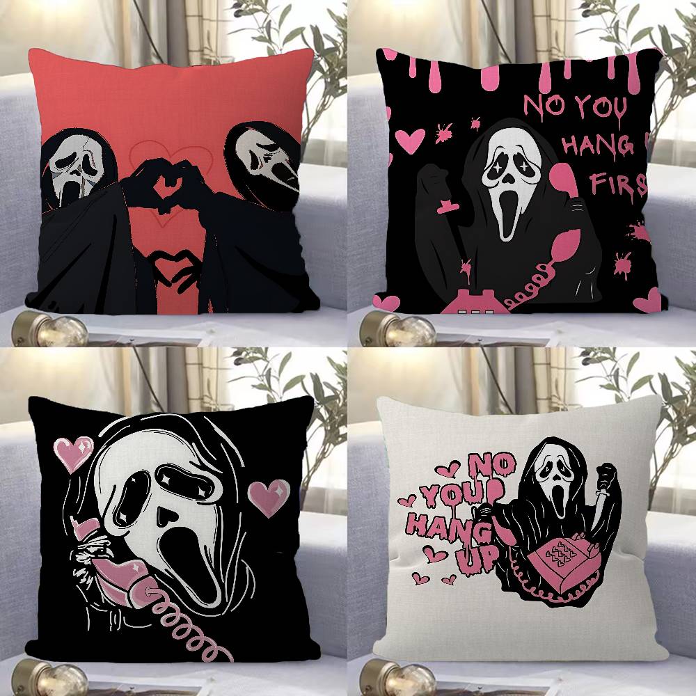 Home.Textiles Cushion - S-SCREAMS Almofada de Filme de Terror,