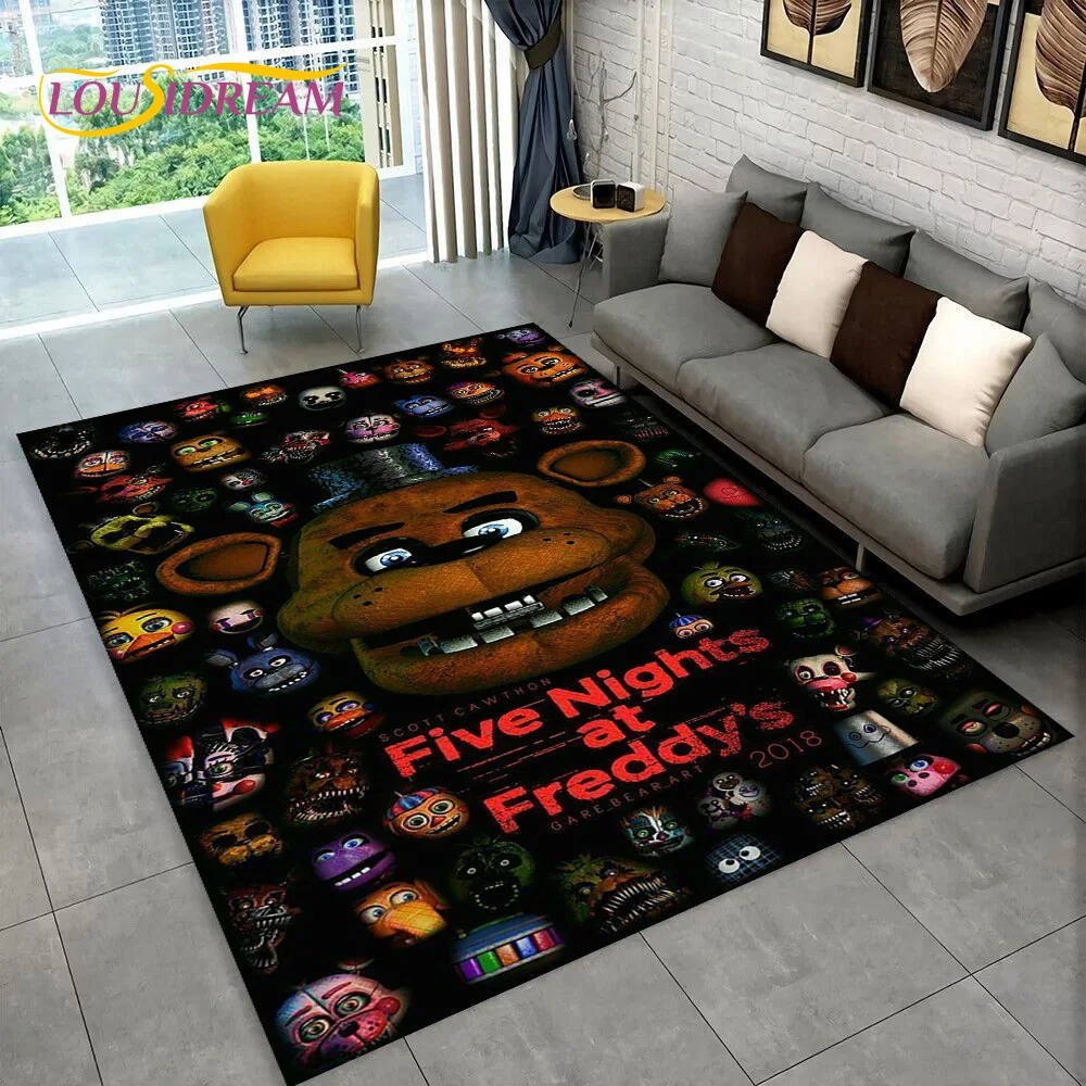 Home Textiles Sale - Tapete de Filme de Terror FNAF