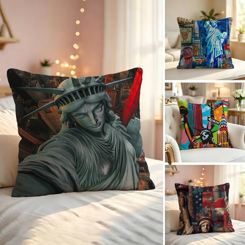 Home Textiles New York - Capa de almofada com imagem da