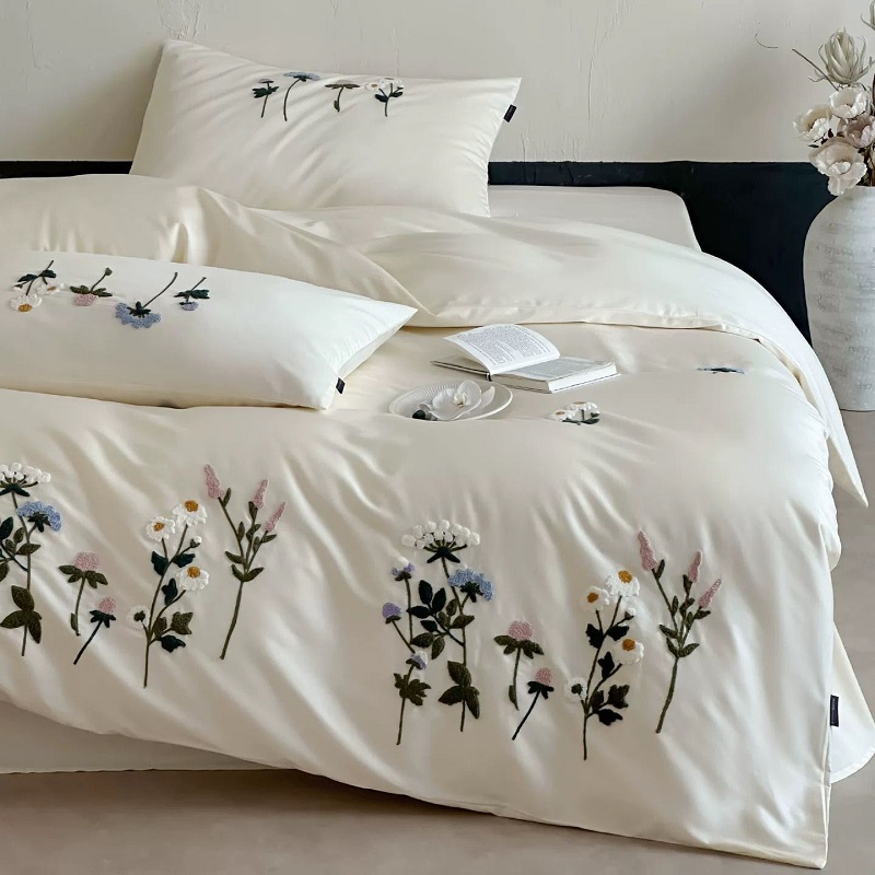Home Textiles Towel Set - Estilo pastoral 1000tc algodão de fibra