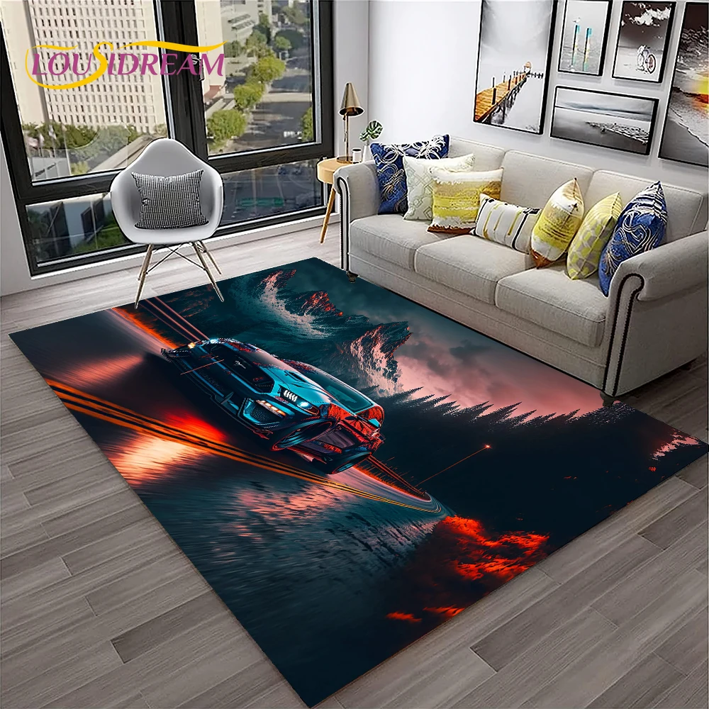 Home Textiles Sale - Tapete Clássico Ford GTR Mustang para