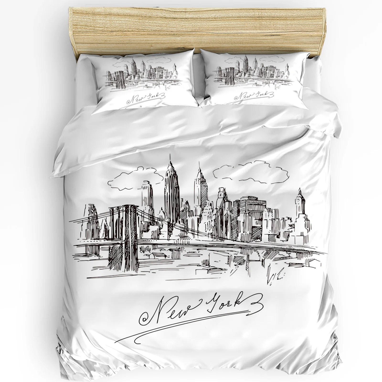 Conjunto de Cama New York Sket - Home Textiles New York avaliação e preço