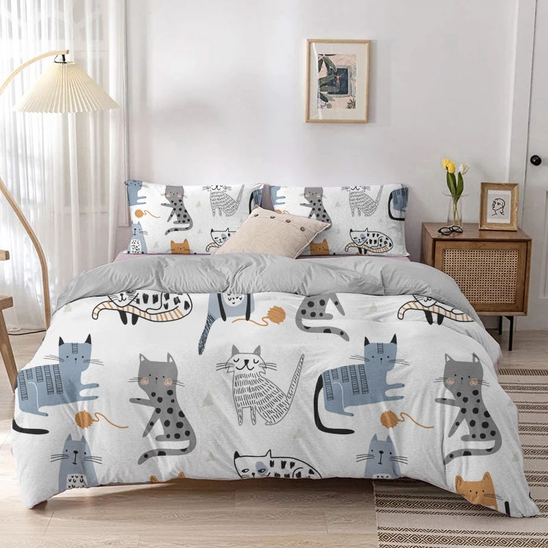 Animal Print Conjunto de cama  - Linen Duvet Cover avaliação e preço