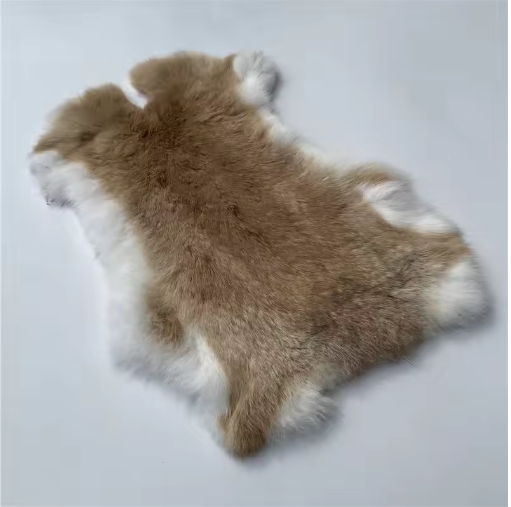 Pele de coelho 100% genuína, n - Home Textiles Sale avaliação e preço
