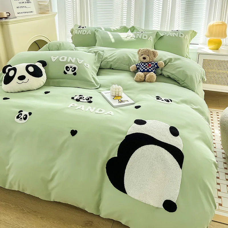 Conjunto de Cama Coreano Panda - Home Textiles Towel Set avaliação e preço