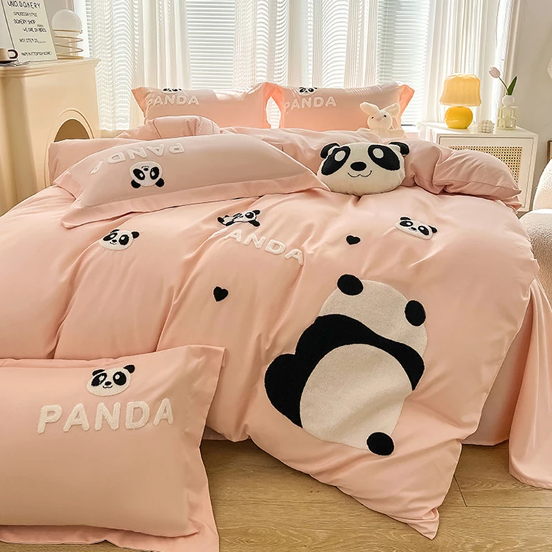Conjunto de Cama Coreano Panda - Home Textiles Towel Set avaliação e preço
