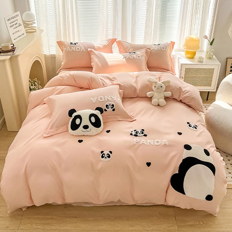 Conjunto de Cama Coreano Panda - Home Textiles Towel Set avaliação e preço