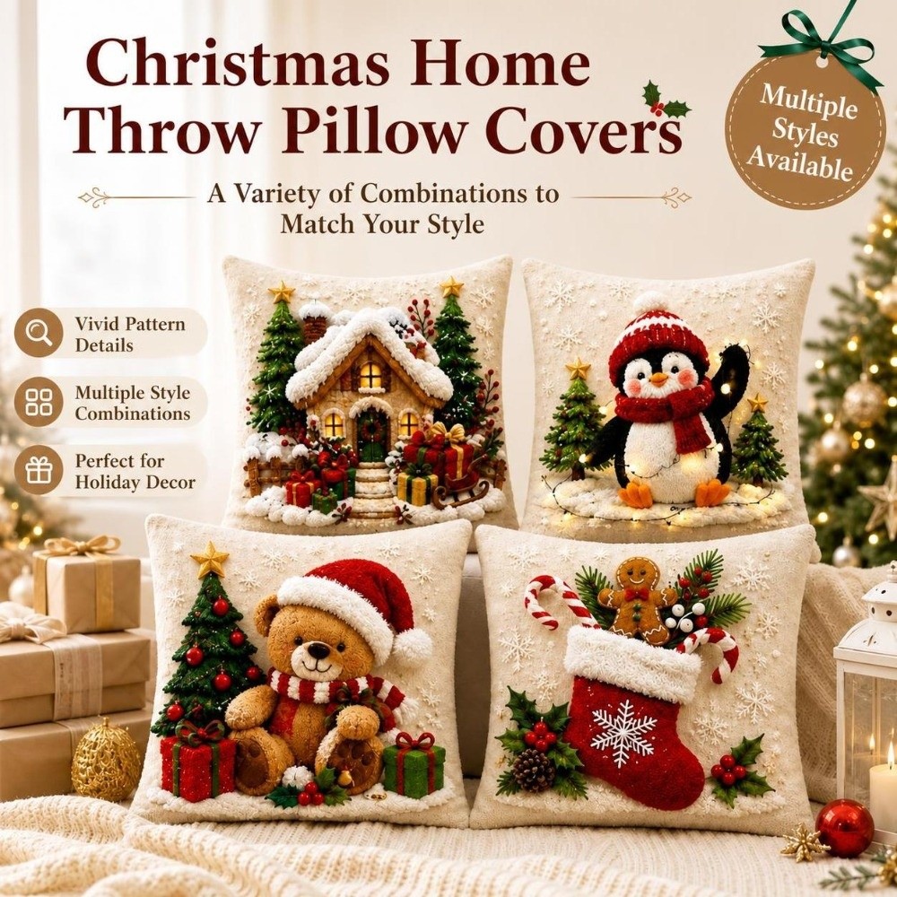 Conjunto de 4 capas de almofad - Home Textiles Towel Set avaliação e preço