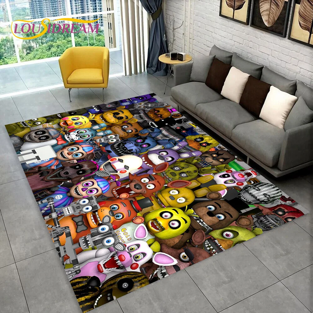 Tapete de Filme de Terror FNAF - Home Textiles Sale avaliação e preço